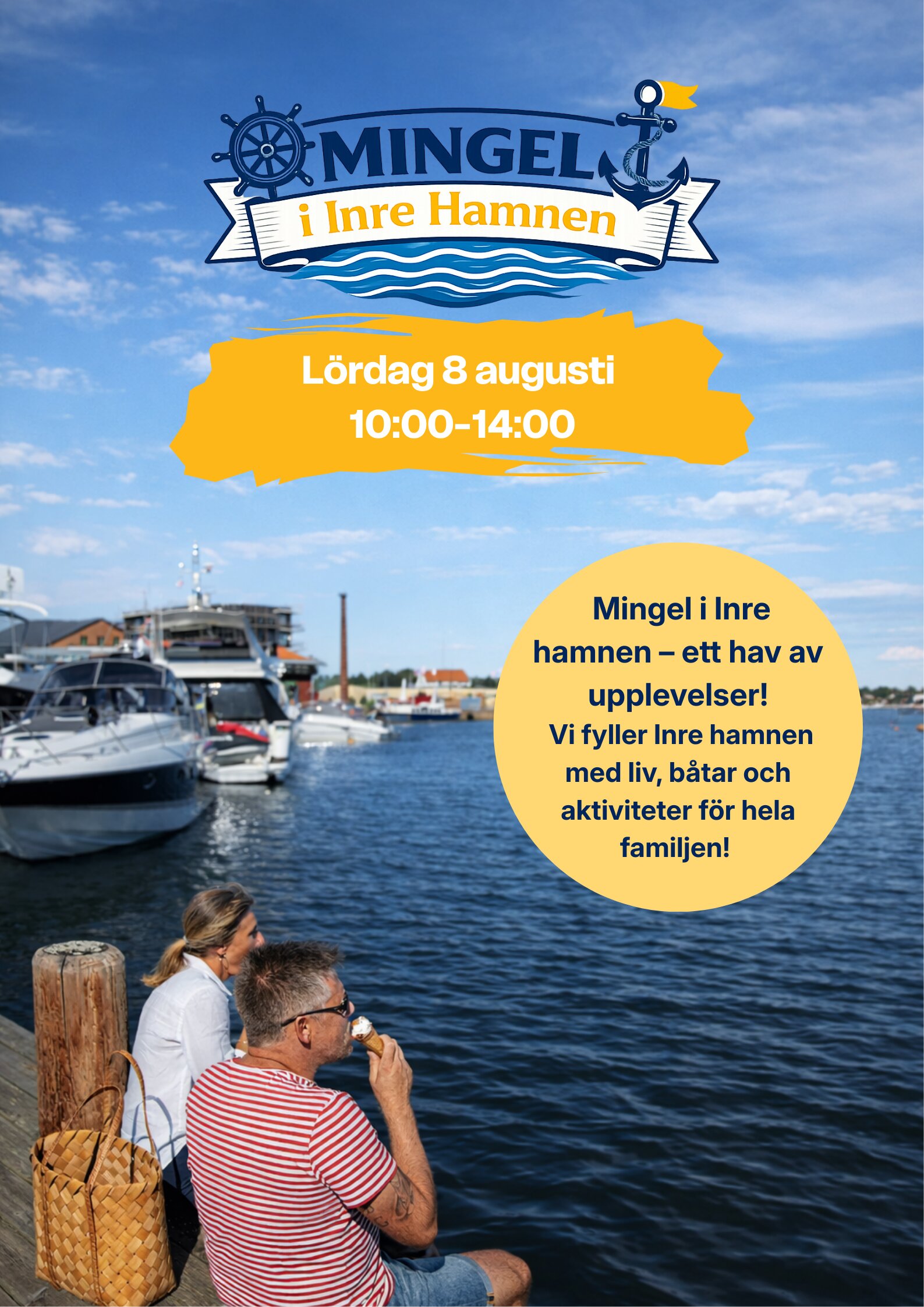 Affisch för Mingel i Inre Hamnen